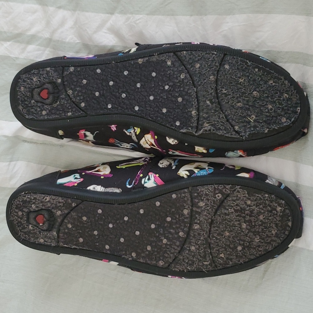 BOBS Dogs Skateboarding Slip-ons Sz 6.5 - Picture 5 of 8